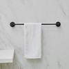 BWE 5-Piece Bath Hardware with Towel Bar Towel Hook Toilet Paper Holder and Towel Ring Set - 2 of 4