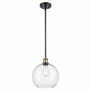 Athens - 1 Light Stem Hung Mini Pendant In Industrial Style-13 Inches Tall and 10 Inches Wide - 1 of 1