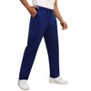 Men's Fleece Lined Sweatpants Thermal Pajama Jogger Pant with Pockets for Athletic Workout Running - 4 of 4