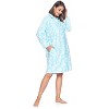 Casual Nights Women's Printed Zipper Front Micro Fleece Robe Duster - 4 of 4