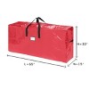 Hastings Home Storage Bag Set - Zippered Totes for Artificial Trees and 30-Inch Holiday Wreaths - 2 of 4