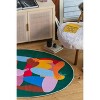 Lany Space Maggie Stephenson Oval Fruitvine Green Rug - 4 of 4