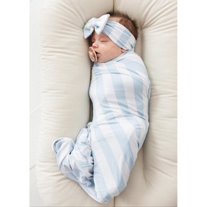 Stretchy Swaddle | Cotton Candy Stripes | Charlie Lou Baby - 1 of 4