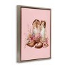 Stupell Industries Floral Pink Cowgirl Boots Floating Frame Canvas Art - 2 of 4