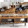 Large Shoe Cabinet with 4 Flip Drawers, Freestanding Shoe Organizer with Adjustable Shelves Shoe Storage Cabinet with Adjustable Support Stand - 4 of 4