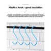 YIGII-Simple rubber S-shaped hook set of 4 - 2 of 4