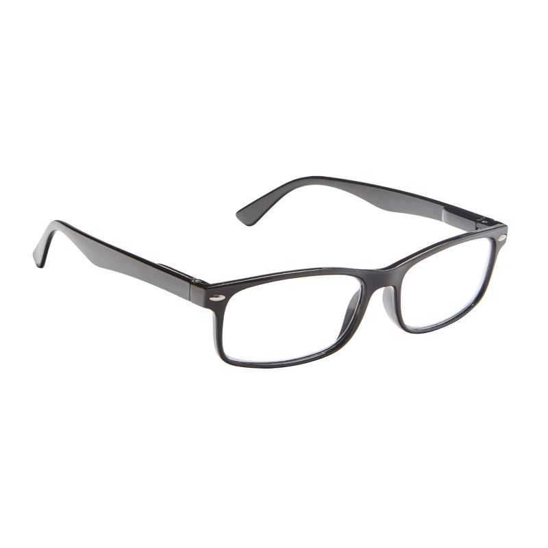 ICU Eyewear Emeryville Plastic Rectangle Shiny Reading Glasses with Metal Studs, 5 of 7