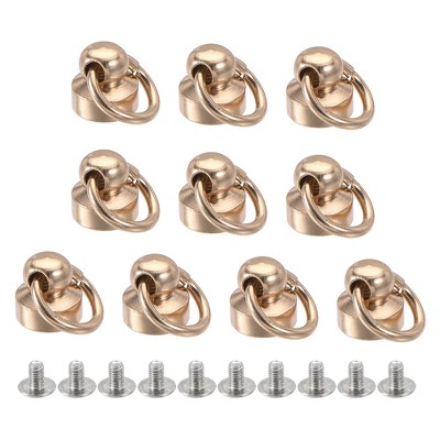 Unique Bargains Brass DIY Corrosion-Resistant Dressing Table Cabinet Knobs 20 Pcs