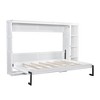 Whisen Minimalist Style Murphy Bed with Bookshelf - 4 of 4