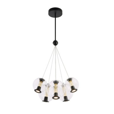 Artcraft Lighting Arlo 6 - Light Chandelier in  Black