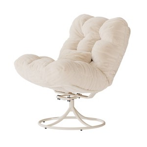 360° Swivel Winter Rattan Rocking Chair, All-Weather Wicker Lounge Chair with Thick Seat Cushion and Metal Rocking Base for Indoor & Outdoor - 1 of 4