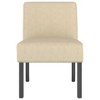 vidaXL Modern Slipper Chair - Comfortable Lounge Chair with Supportive Backrest and Padded Seat, - 3 of 4