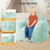 GustoWave Extra Large Bean Bag Chair for Bedroom & Living Room, Light Green - 3 of 4
