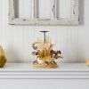Nearly Natural 12-in Autumn Harvest and Pumpkin Fall Candle Holder - 3 of 4