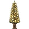 4.5 FT  Premium Snow Flocked Artificial Christmas Tree, Mini Xmas Pine Tree for Christmas Decoration,Yard,Home,Office - 2 of 4