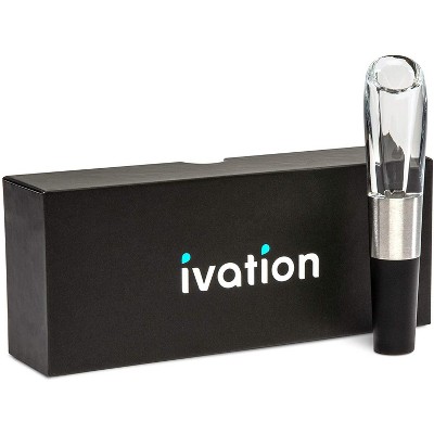 Ivation Wine Aerator - Premium Wine Aerating Pourer Spout Decanter Gadget with Gift Box - 1 Pack