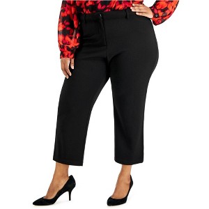 Calvin Klein Womens Office Solid Ankle Casual Trouser Pants - 1 of 1