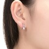 Guili Champagne Glow Sterling Silver Earrings with Champagne Cubic Zirconia drops, designed for a warm golden sparkle and chic elegance - 2 of 3
