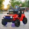 Costway Kids Ride on Truck 12V Battery Powered Ride on Car 2-Seat  with 2.4G Parental Remote Control - 2 of 4