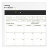 Two-Color Desk Pad, 22 x 17, White Sheets, Black Binding, Clear Corners, 12-Month (Jan to Dec): 2025 - 3 of 4