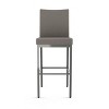 Amisco Perry Upholstered Barstool Silver/Gray: 44.375" Height, Polyester, Steel Frame, 300 lbs Capacity - 2 of 4