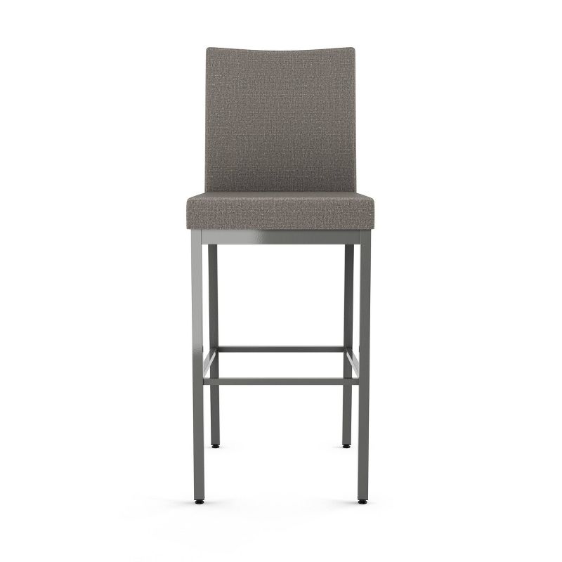Amisco Perry Upholstered Barstool Silver/Gray, 3 of 8