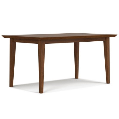 Sapphtopaz Dining Table Kitchen Table 60" Wooden Rectangular Dining Table with Wood Legs for Kitchen, Dining Room
