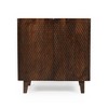 YOOCOZZ  Wood Accent Cabinet with Fluted Design - Honey - 4 of 4