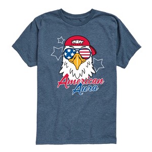 Boys' - Instant Message - American Aura Eagle Short Sleeve Graphic T-Shirt - 1 of 4
