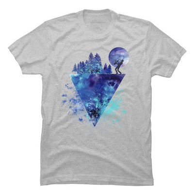 Men's Design By Humans Play Music On The Edge By Maryedenoa T-Shirt