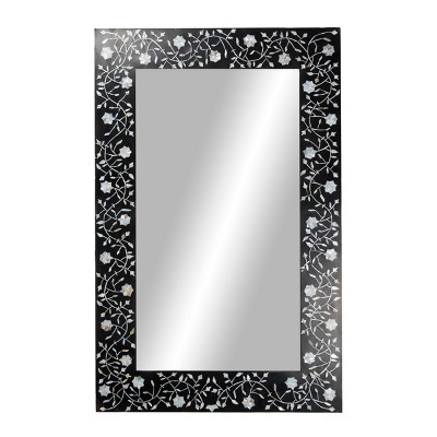 Contemporary Wood Decorative Wall Mirror - Olivia & May