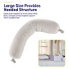 Adjustable Pregnancy Body Pillow, Smooth and Soft Cover, Shaped Full Body Maternity Pillow with Removable Cover - 3 of 4