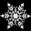 Northlight 12ct Splendor Glitter Snowflake Christmas Ornament Set 6.25" - Silver - image 3 of 3