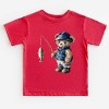 The Juniper Shop Teddy Bear Fisherman Toddler Short Sleeve Tee - 3 of 4