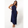 Petal and Pup Womens Melody Plisse Halter Maxi Dress - image 2 of 4