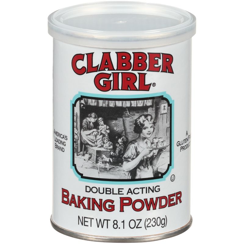 Clabber Girl Gluten Free Double Acting Baking Powder - 8.1oz, 1 of 8