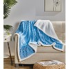 Plazatex Corduroy All Season Decorative Throw Blanket 50" x 60" Light Blue - 2 of 4