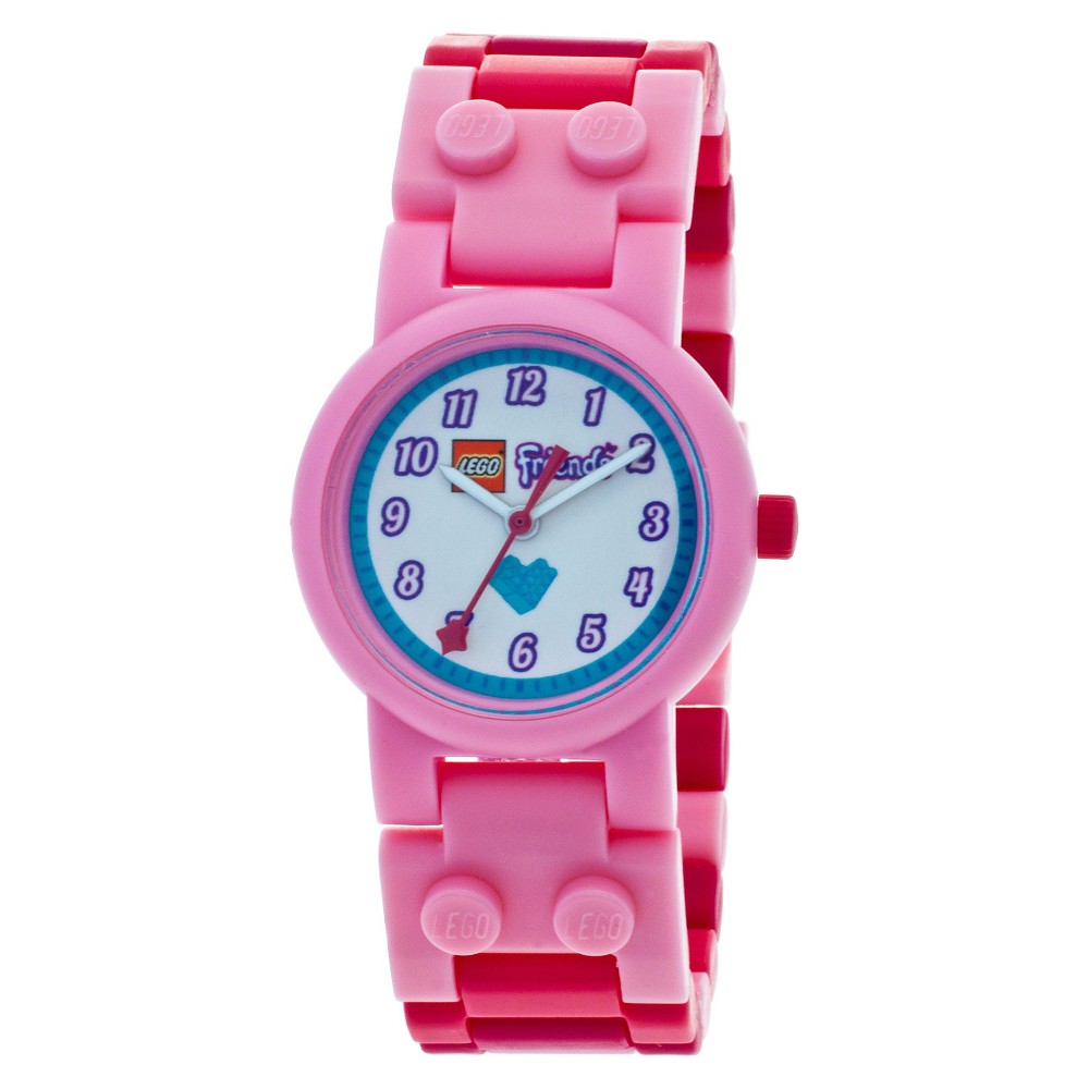 UPC 830659001024 product image for Lego Friends Stephanie Kids Interchangeable Links with Mini Doll Watch - Pink | upcitemdb.com
