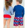 RuggedButts Toddler UPF50+ Americana Swim Trunks - 4 of 4