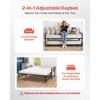 VEVOR Twin Size Daybed Frame, Day Bed with Trundle, Heavy Duty Metal Platform Bed Frame, Twin Daybed with Metal Slats Support, Black - 3 of 4