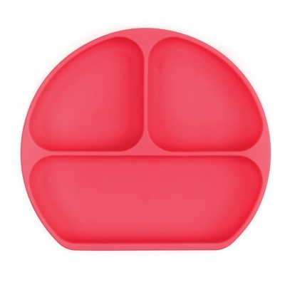 Bumkins Silicone Grip Dish - Red