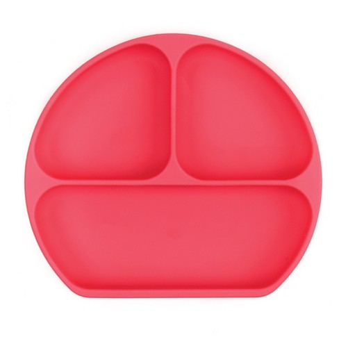 Bumkins - Silicone Grip Dish - Pink