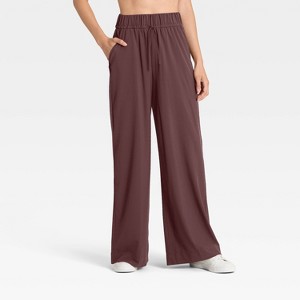 Women's Active Light High-Rise Wide Leg Pants - All In Motion™ - 1 of 4