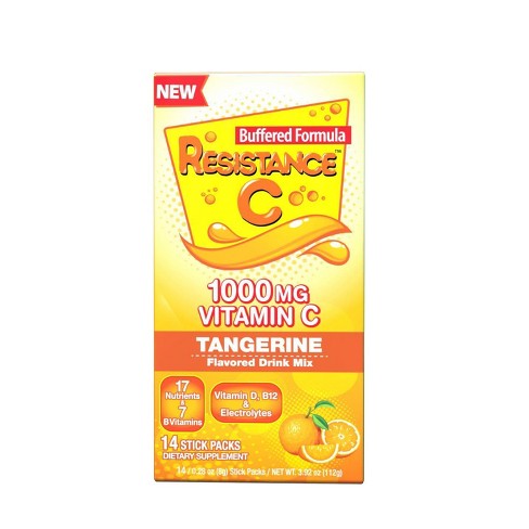 Resistance C Vitamin C 1000mg Tangerine Flavor 14ct Target