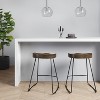 Hull Low Back Wood/Metal Counter Height Barstool - Threshold™ - 2 of 4