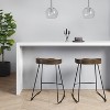 Hull Low Back Wood/Metal Counter Height Barstool - Threshold™ - image 2 of 4