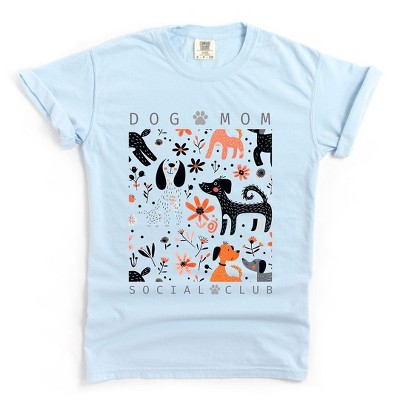 Simply Sage Market Women's Dog Mom Social Club Short Sleeve Garment Dyed Tee