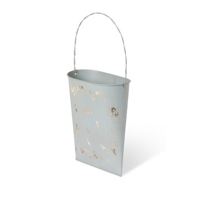 Park Hill Collection Old Grey Flattened Door Bucket