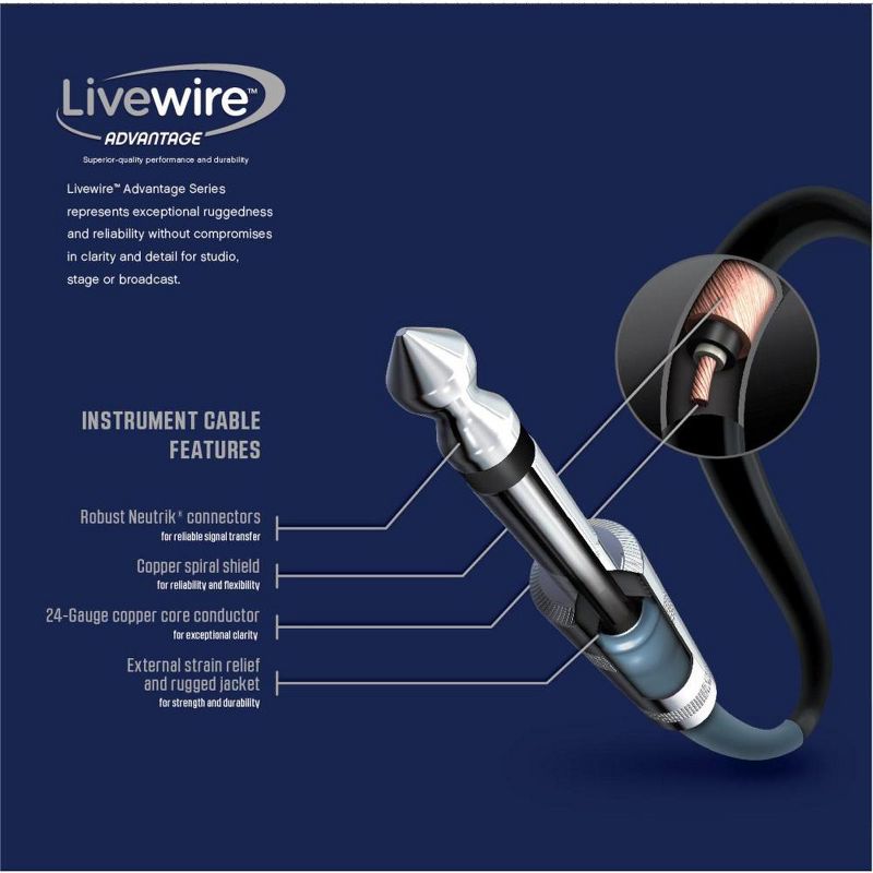 Livewire Advantage Instrument Cable, 4 of 6