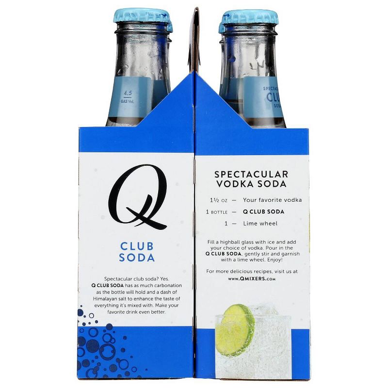 Q Mixers Club Soda - Case of 6/4 pack, 6.7 oz, 4 of 8